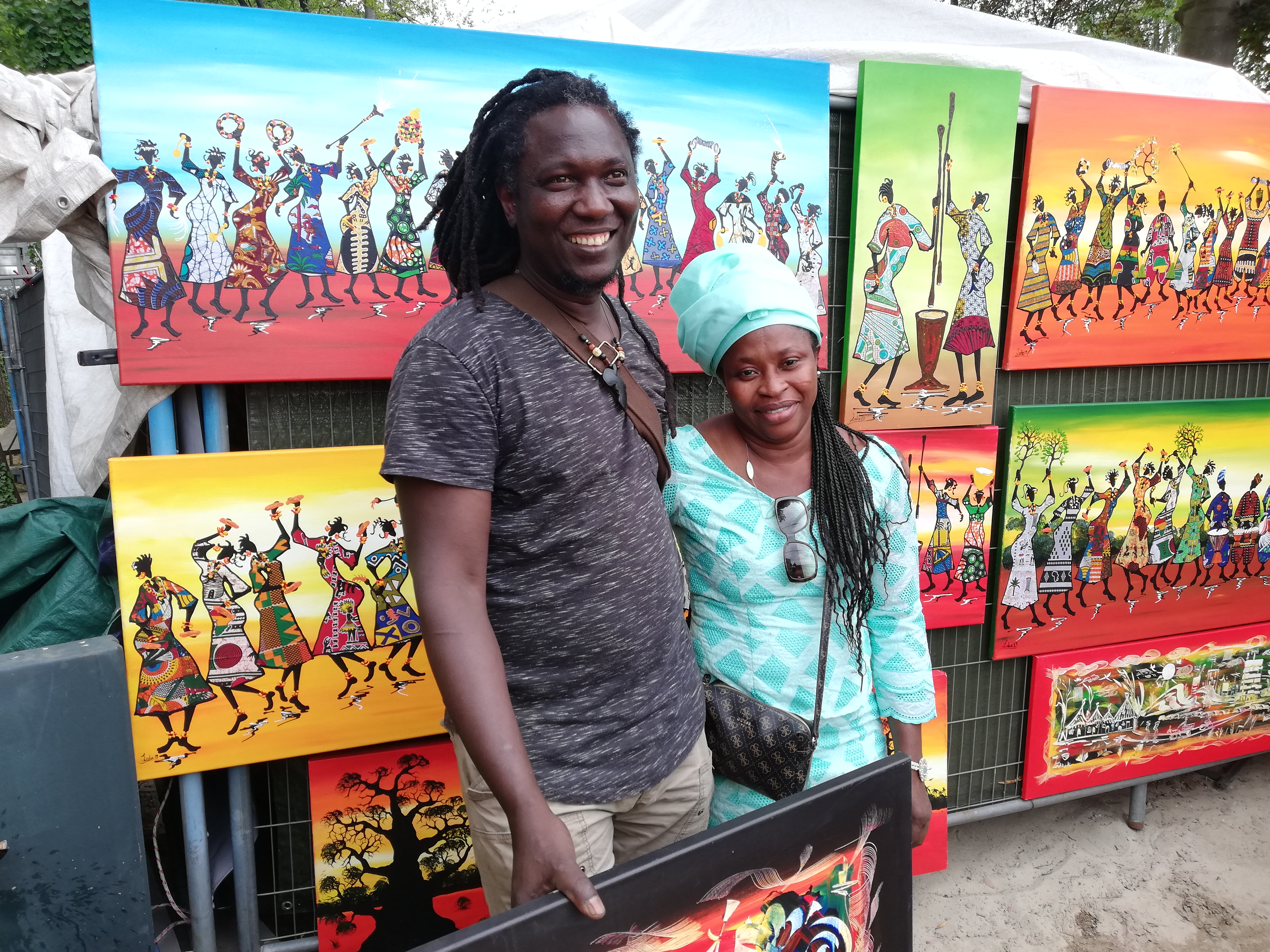 Lodia en partner op festival